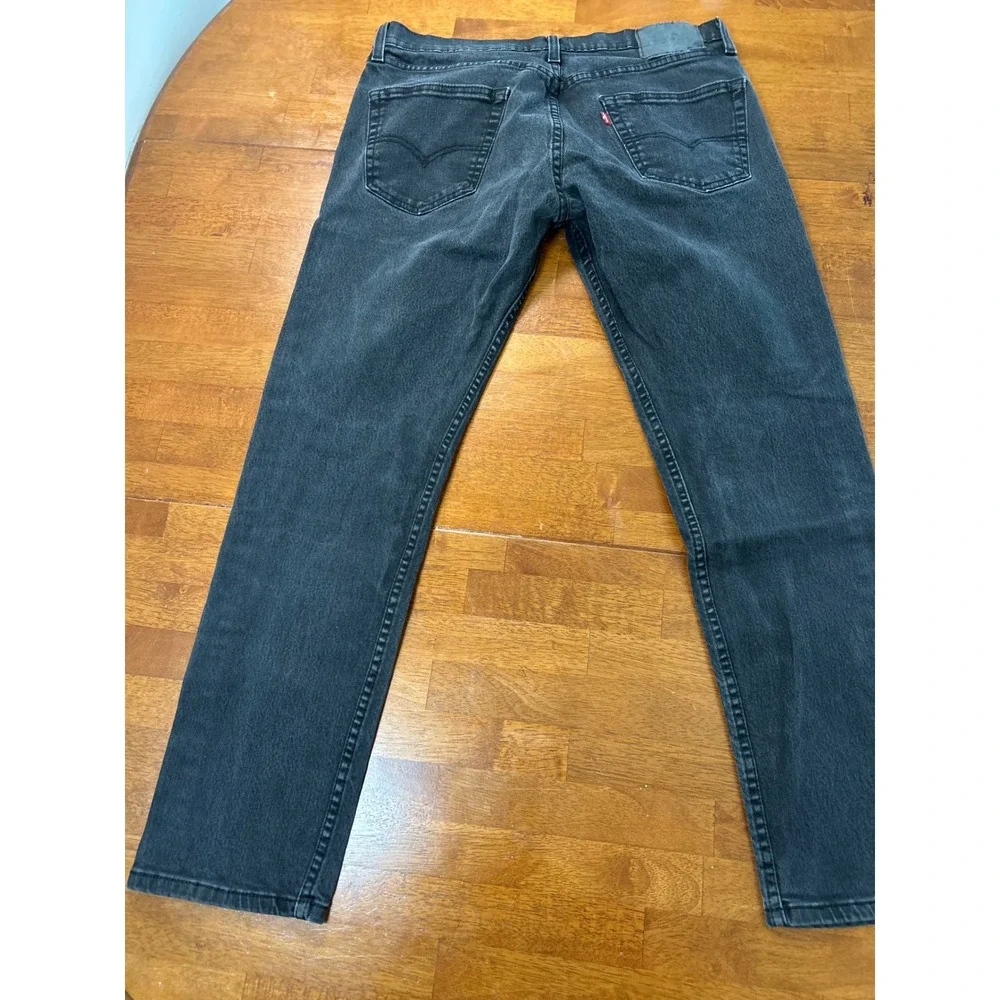 Levi's 511 Slim Fit Jeans Mens 34x32 Black Denim Stretch
